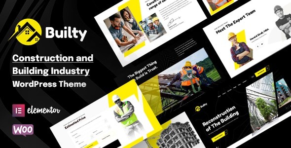 builty construction wordpress theme plugin - Download WordPress Themes in One Place​