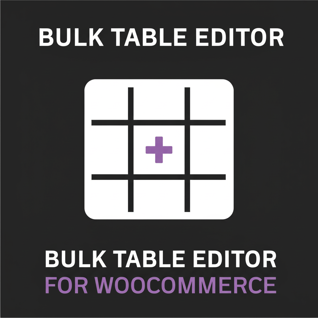 Wordpress Pick 8 bulk table editor for woocommerce plugin logo - Wordpress Pick