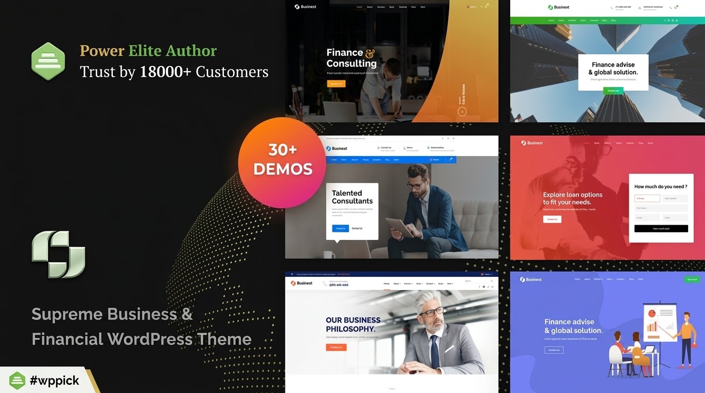 businext business finance crypto currency wordpress theme feature - Download WordPress Themes in One Place​