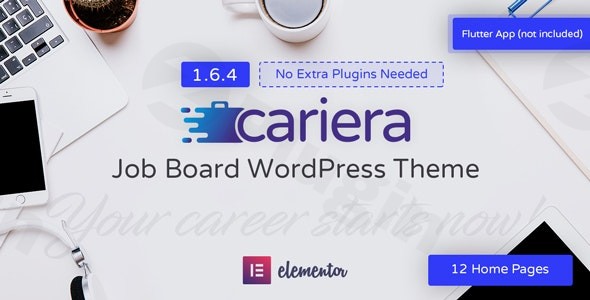 cariera job board wordpress theme plugin - Download WordPress Themes in One Place​