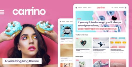 carrino an exciting gutenberg blog theme plugin - Carrino - An Exciting Gutenberg Blog Theme
