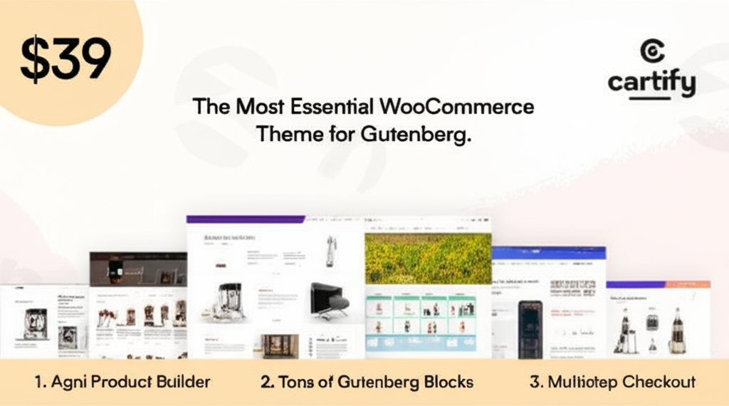 Download WordPress Themes in One Place 7 cartify woocommerce gutenberg wordpress theme plugin logo - Download WordPress Themes in One Place