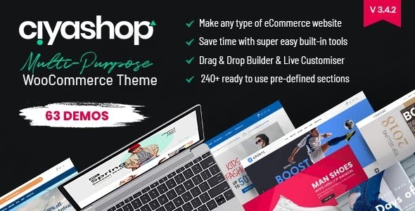 ciyashop responsive multi purpose woocommerce wordpress themes plugin - Download WordPress Themes in One Place​