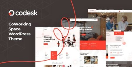codesk creative office space wordpress theme plugin - Codesk - Creative Office Space Wordpress Theme