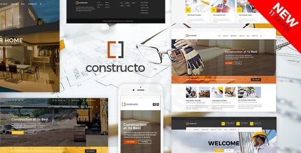 constructo construction wordpress theme plugin - Download WordPress Themes in One Place​