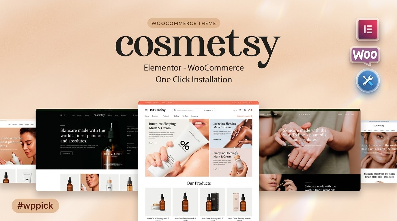 cosmetsy beauty cosmetics shop wordpress theme feature - Download WordPress Themes in One Place​