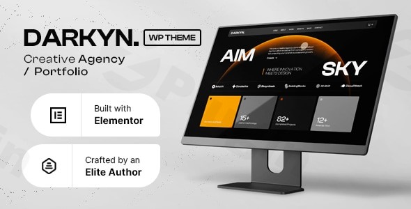 darkyn creative agency wordpress theme plugin - Download WordPress Themes in One Place​