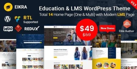 Eikra Education – Education WordPress Theme eikra education education wordpress theme plugin - Eikra Education - Education Wordpress Theme