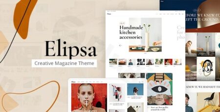 elipsa creative magazine wordpress theme plugin - Elipsa - Creative Magazine Wordpress Theme