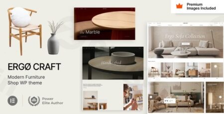 ergocraft furniture shop wordpress theme plugin - Ergocraft - Furniture Shop Wordpress Theme