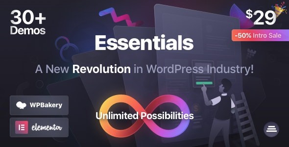 essentials best multipurpose wordpress theme plugin - Download WordPress Themes in One Place​