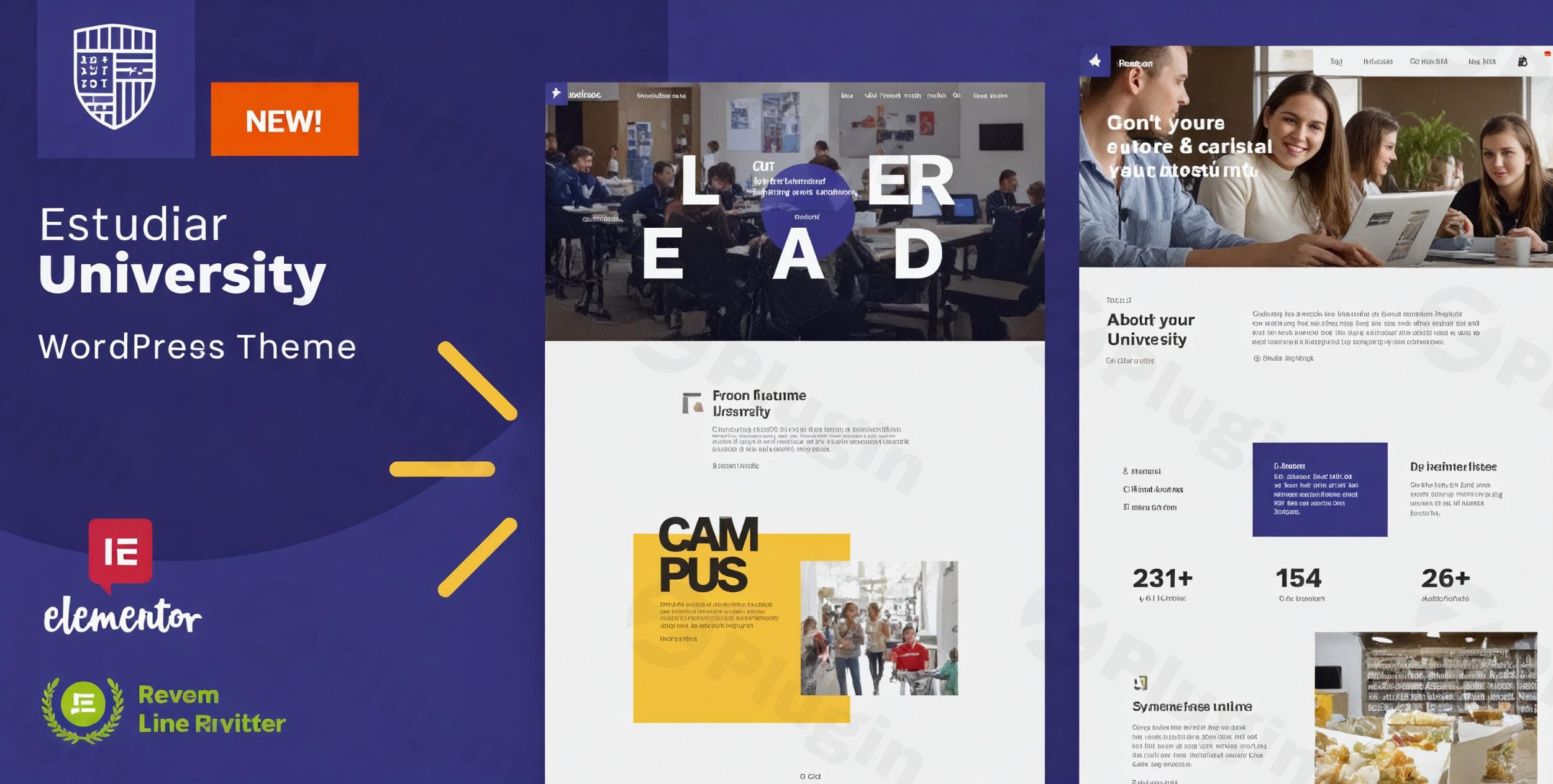 estudiar college university wordpress plugin - Download WordPress Themes in One Place​