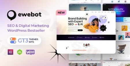 ewebot seo marketing digital agency theme by gt3themes plugin - Ewebot - Seo Marketing & Digital Agency Theme By Gt3themes