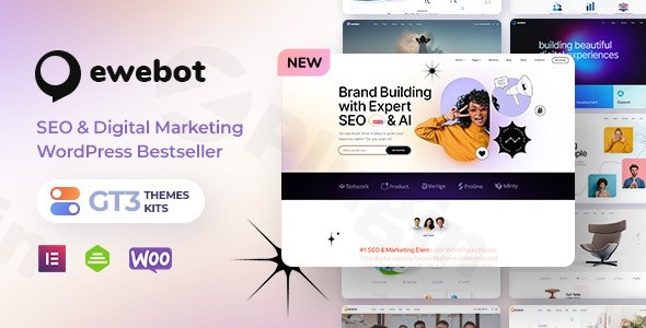 ewebot seo marketing digital agency theme by gt3themes plugin - Download WordPress Themes in One Place​