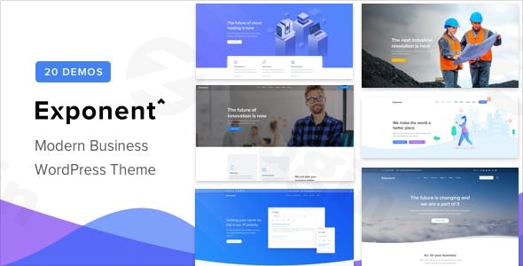 exponent modern multi purpose business wordpress theme plugin - Download WordPress Themes in One Place​