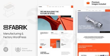 fabrik industrial wordpress theme plugin - Fabrik - Industrial Wordpress Theme