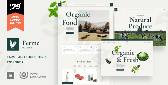 ferme food store farm woocommerce wordpress theme plugin - Download WordPress Themes in One Place​