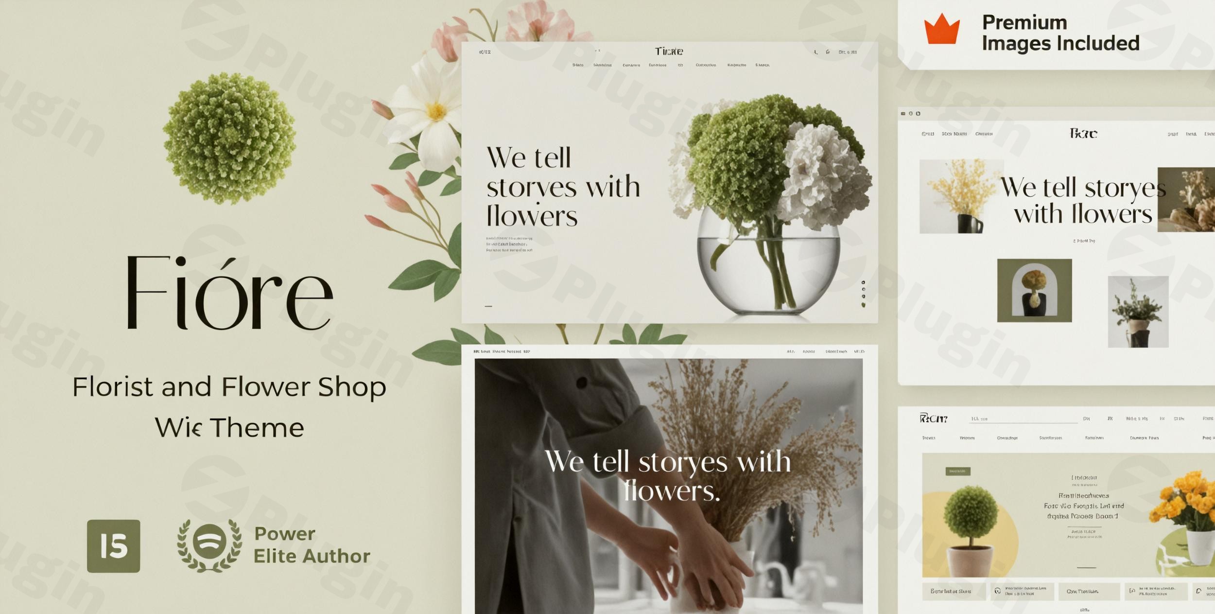 fiore flower shop and florist plugin - Download WordPress Themes in One Place​