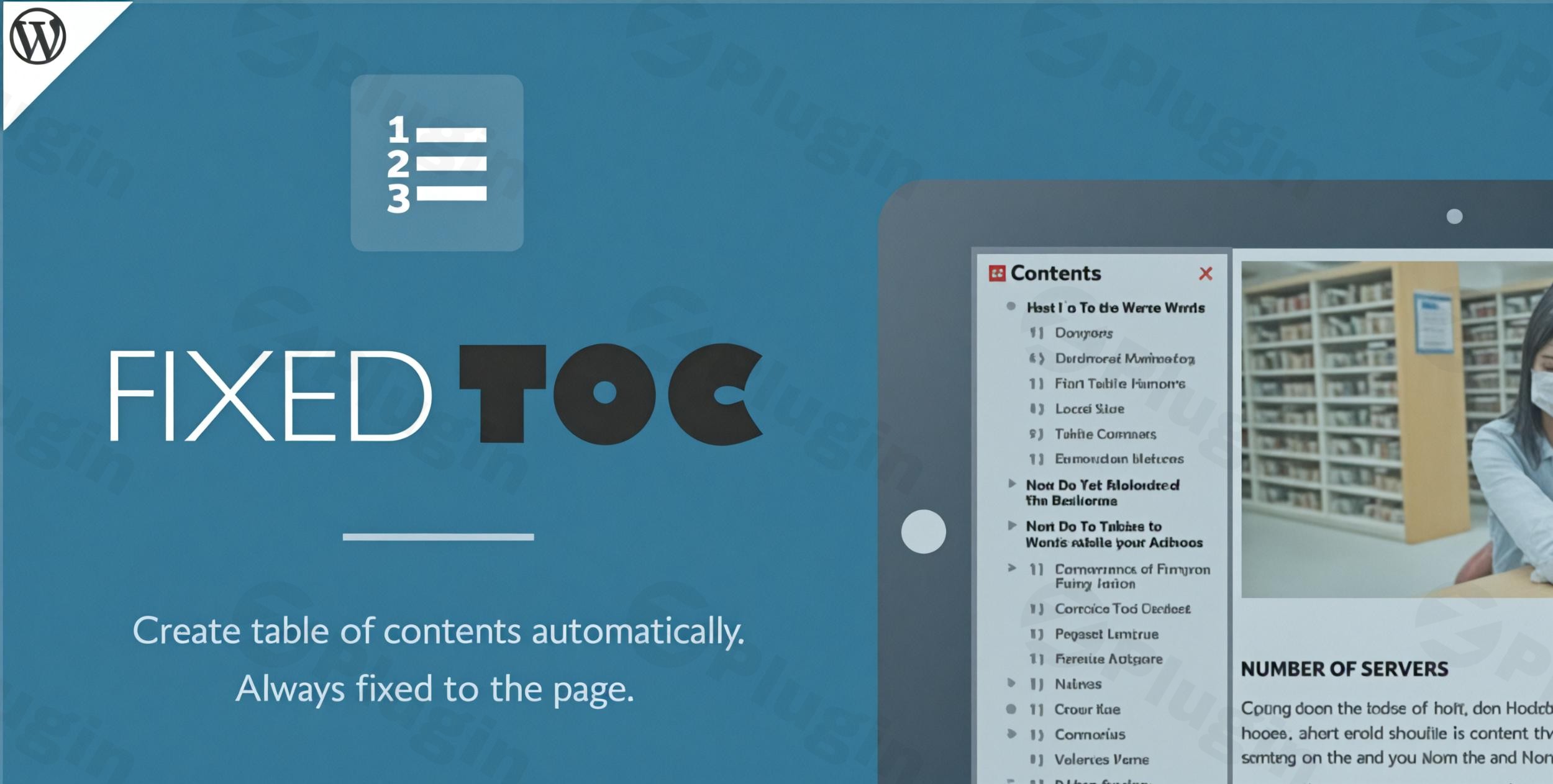fixed toc plugin - Download the Best WordPress Plugins in One Place​