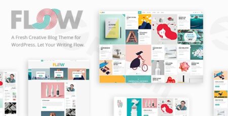 flow creative blog wordpress theme plugin - Flow - Creative Blog Wordpress Theme