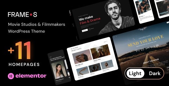 frames movie studios filmmakers wordpress theme plugin - Download WordPress Themes in One Place​
