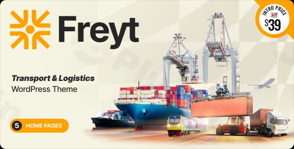 freyt transport logistics and cargo theme plugin - Download WordPress Themes in One Place​