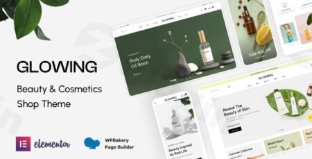 glowing beauty cosmetics shop theme plugin - Glowing - Beauty & Cosmetics Shop Theme