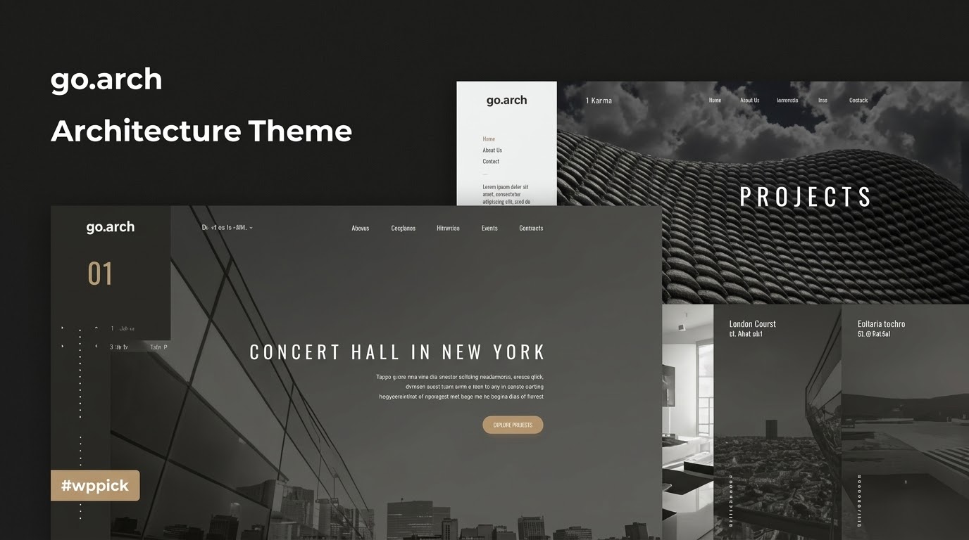 go arch architecture and interior wordpress theme feature - Download WordPress Themes in One Place​