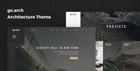 go arch architecture and interior wordpress theme plugin - Go.arch - Architecture And Interior Wordpress Theme