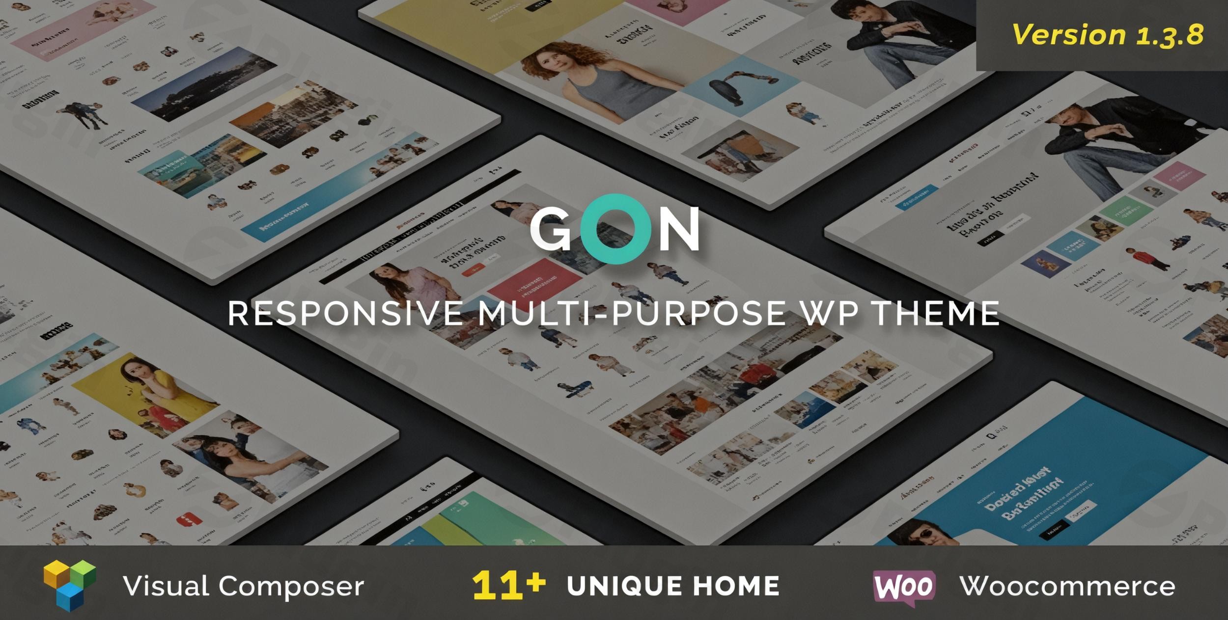 gon responsive multi purpose wordpress theme plugin - Download WordPress Themes in One Place​