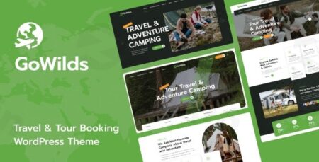 gowilds travel tour booking wordpress theme plugin - Gowilds - Travel & Tour Booking Wordpress Theme