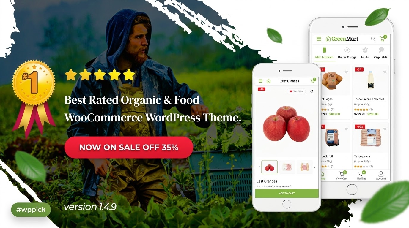 greenmart organic food woocommerce wordpress theme feature - Greenmart - Organic & Food Woocommerce Wordpress Theme