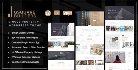 gsquare real estate wordpress theme plugin - Gsquare - Real Estate Wordpress Theme