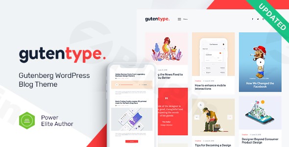 gutentype 100 gutenberg wordpress theme for modern blog plugin - Download WordPress Themes in One Place​