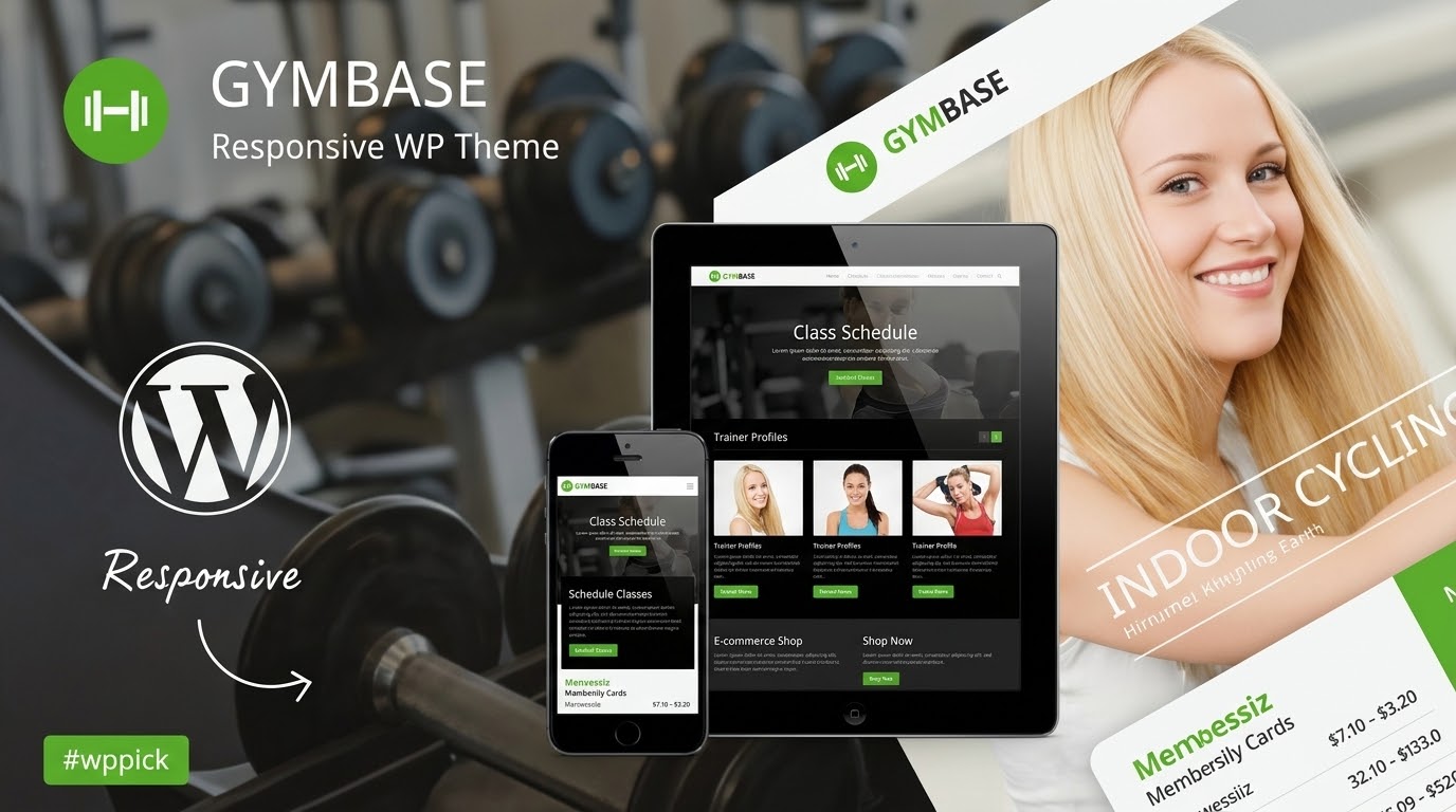 gymbase best responsive gym fitness wordpress theme feature - Download WordPress Themes in One Place​