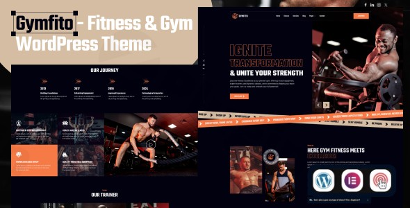 gymfito fitness and gym wordpress theme plugin - Download WordPress Themes in One Place​