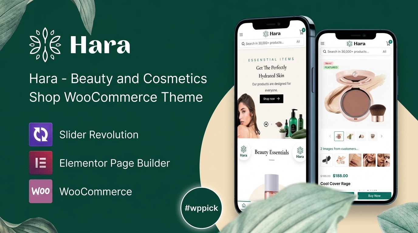 hara beauty and cosmetics shop woocommerce theme feature - Hara - Beauty And Cosmetics Shop Woocommerce Theme
