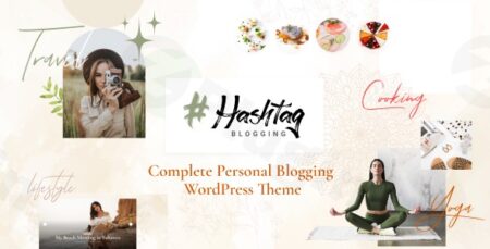 hashtag personal blog wordpress theme plugin - Hashtag - Personal Blog Wordpress Theme