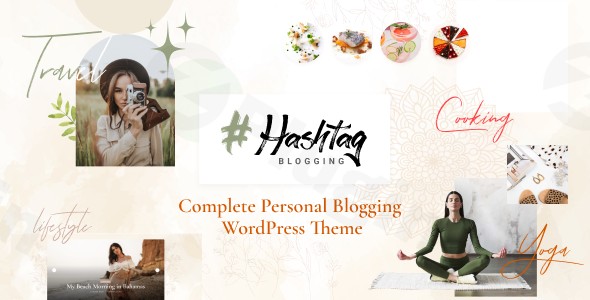 hashtag personal blog wordpress theme plugin - Download WordPress Themes in One Place​