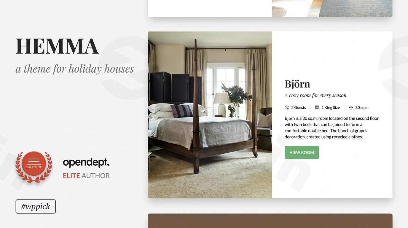 hemma hotel bnb wordpress theme feature - Download WordPress Themes in One Place​