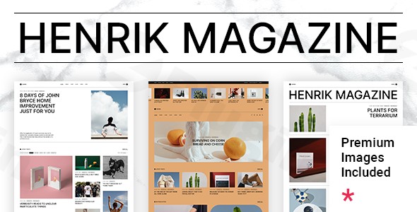 henrik creative magazine wordpress theme plugin - Download WordPress Themes in One Place​