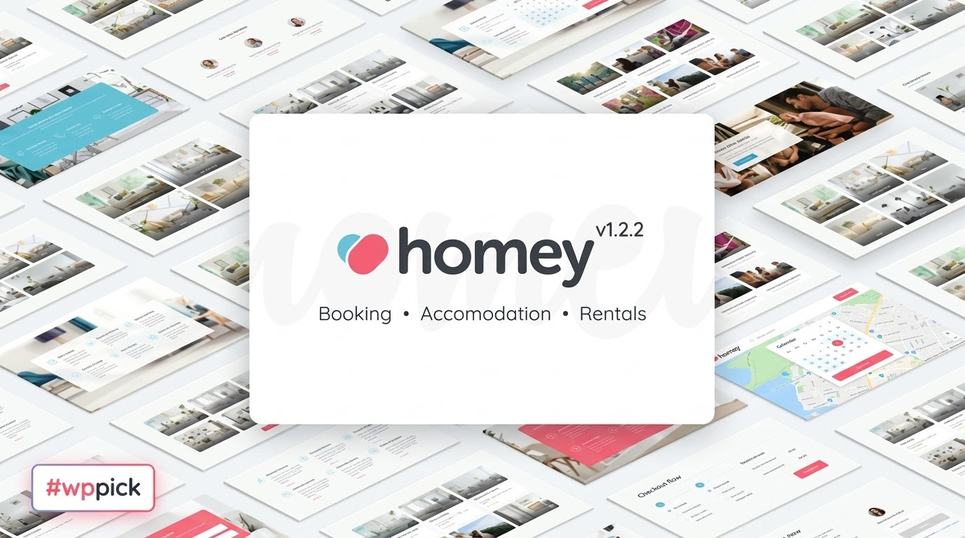 homey booking and rental wordpress theme feature - Download WordPress Themes in One Place​