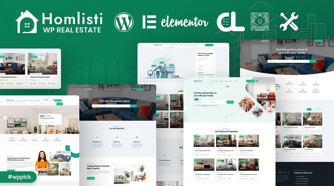 homlisti real estate wordpress theme rtl feature - Download WordPress Themes in One Place​