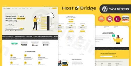 hostbridge whmcs hosting devops agency wordpress theme plugin - Hostbridge - Whmcs Hosting & Devops Agency Wordpress Theme