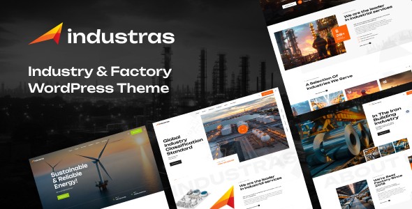 industras industry factory wordpress theme plugin - Download WordPress Themes in One Place​