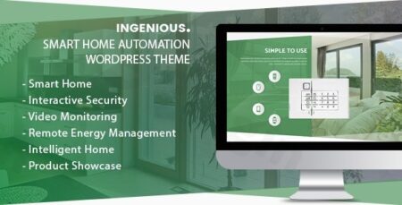 ingenious smart home automation wordpress theme plugin - Ingenious - Smart Home Automation Wordpress Theme