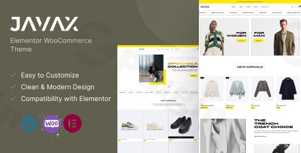 javax elementor woocommerce theme plugin - Download WordPress Themes in One Place​