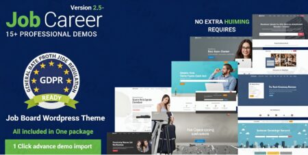 jobcareer best job board responsive wordpress theme plugin - Jobcareer | Best Job Board Responsive Wordpress Theme