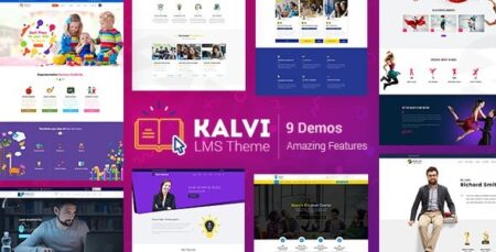 kalvi lms education wordpress theme plugin - Kalvi - Lms Education Wordpress Theme