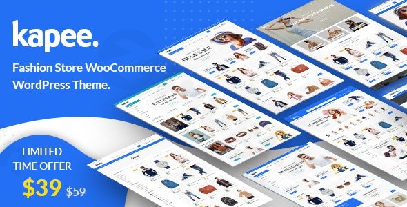 kapee fashion store woocommerce theme plugin - Download WordPress Themes in One Place​